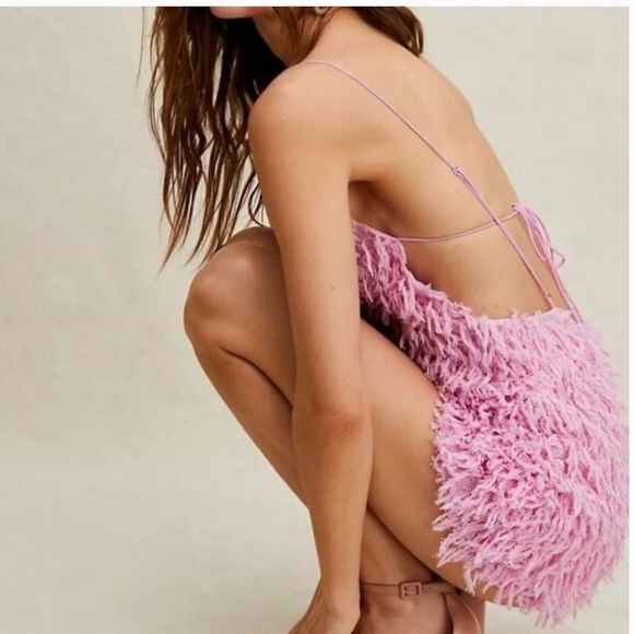 FOR LOVE and LEMONS Kamara Pink Mini Dress. - Picture 2 of 14